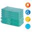 Lavea® 6-teiliges Handtuch Set, 100% Baumwolle - 4 Handtücher 50x100 cm & 2 Duschtücher 70x140 cm, weich, saugstark & pflegeleicht, Flauschiges Badehandtuch Set für Bad & Gäste, Türkis