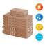 Lavea® 10-teiliges Handtuch Set Elena, 100% Baumwolle - 4 x Handtuch, 2 x Duschtuch, 2 x Gästetuch, 2 x Waschhandschuh, Frottee Handtücher Set weich, saugstark & pflegeleicht, Bad & Gäste, Cappuccino