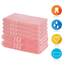 Lavea® 6-teiliges Handtuch Set, 100% Baumwolle - 4 Handtücher 50x100 cm & 2 Duschtücher 70x140 cm, weich, saugstark & pflegeleicht, Flauschiges Badehandtuch Set für Gäste, Pastellrosa
