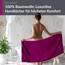 Lashuma Duschtuch Lila - Orchidee, Linz XXL Handtuch 70x140 cm, Badehandtuch Strand