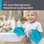 Lashuma 2er Handtuchset Seiftücher Blau Aquamarin, Linz Frottee Gesichtstücher 30x30 cm