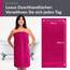 Lashuma weiches Badtuch 70x140 cm cm aus 100% Baumwolle, Linz Pool - Liege Handtuch Purpur