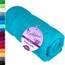 Lashuma Frottee Herren Duschtuch Blau - Aquamarin, Linz weiches & saugstarkes Badetuch 70x140 cm