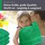 Lashuma 4er Handtuch Gästehandtuch Set 30x50 cm, Linz weiche Bad Gästetücher Grün - Forst
