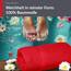 Lashuma Deluxe Badetuch 70x140 cm Rot - Scharlach, Linz Premium Duschtuch aus 100% Baumwolle Made in Portugal