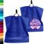 Lashuma Seiftuch 30x30 cm, 2er Set Waschlappen Blau - Königsblau, Linz Baumwolle Frotteetücher