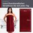 Lashuma Wellness Handtuch Dame 70x140 cm,Linz Liegetuch für Liegestuhl Rot - Rubin