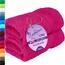 Lashuma Handtuch Set Dame Pink - Purpur, Linz 2X Handtuch Baumwolle für Füße 50x100 cm