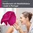 Lashuma Flauschiges Frottee Gesichtshandtuch Purpur, Linz Frauen Wellnesstuch 50x100 cm