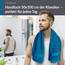 Lashuma Fitnesshandtuch klein Baumwolle, Linz Baumwollhandtuch 50x100 cm Blau - Petrol