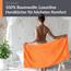 Lashuma Frottee Duschtuch 70x140 cm, Linz Fitness Handtuch Orange - Blut, Badetuch Urlaub