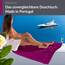 Lashuma Duschtuch Lila - Orchidee, Linz XXL Handtuch 70x140 cm, Badehandtuch Strand