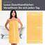Lashuma Premium Duschtuch 70x140 cm Gelb - Aprikose, Linz Frottee Dame Duschhandtuch aus 100% Bumwolle