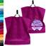 Lashuma Waschlappen Lila - Orchidee, Linz 2er Set Gästehandtücher klein 30x30 cm