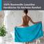 Lashuma Frottee Herren Duschtuch Blau - Aquamarin, Linz weiches & saugstarkes Badetuch 70x140 cm