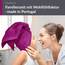 Lashuma Damen Frottee Handtuch 50x100 cm, Linz Wellnesshandtuch aus 100% Baumwolle in Lila - Orchidee