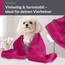 Lashuma Handtuch Set Dame Pink - Purpur, Linz 2X Handtuch Baumwolle für Füße 50x100 cm