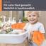 Lashuma 6er Set Baby Waschlappen Orange, Linz weiche, Flauschige Gästetücher 30x30 cm