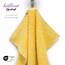 Dyckhoff Handtuchset "Brillant", 2 Badetücher / Duschtücher 70 x 140 cm und 4 Handtücher 50 x 100 cm, 6-teilig, mais