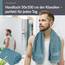 Lashuma Badtextilien Handtuch Badetuch Set Blau - Tauben, Linz 2X Handtücher für Sauna 50x100 cm