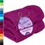 Lashuma 2er Badezimmer Frottee Handtuch Set Lila - Orchidee, Linz extra weiche Baumwollhandtücher 50x100 cm