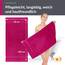 Lashuma Handtuch Set Dame Pink - Purpur, Linz 2X Handtuch Baumwolle für Füße 50x100 cm