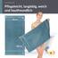 Lashuma Badtextilien Handtuch Badetuch Set Blau - Tauben, Linz 2X Handtücher für Sauna 50x100 cm