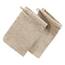 Erwin Müller Waschhandschuh Heidelberg 2er- Pack, 100% Baumwolle beige Größe 15x21 cm - weiche Qualität, saugstark und strapazierfähig - praktisch durch Schlaufe (weitere Farben)