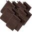 Erwin Müller Waschhandschuh, Waschlappen Heidelberg 10er- Pack, 100% Baumwolle braun Größe 15x21 cm - weiche Qualität, saugstark und strapazierfähig - praktisch durch Schlaufe
