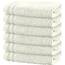 Erwin Müller Duschtuch 6er-Pack Heidelberg 100% Baumwolle Creme Größe 70x140 cm - saugstark, gut trocknend, kompakt, leichte Qualität - ideal für Sport, Strand, Reisen