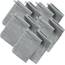 Erwin Müller Waschhandschuh, Waschlappen Heidelberg 10er- Pack, 100% Baumwolle hellgrau Größe 15x21 cm - weiche Qualität, saugstark und strapazierfähig - praktisch durch Schlaufe