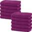 Erwin Müller Duschtuch 10er-Pack Heidelberg 100% Baumwolle Fuchsia Größe 70x140 cm - saugstark, gut trocknend, kompakt, leichte Qualität - ideal für Sport, Strand, Reisen