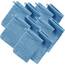 Erwin Müller Waschhandschuh, Waschlappen Heidelberg 10er- Pack, 100% Baumwolle hellblau Größe 15x21 cm - weiche Qualität, saugstark und strapazierfähig - praktisch durch Schlaufe