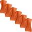 Erwin Müller Gästetuch Heidelberg 6er- Pack, 100% Baumwolle orange Größe 30x50 cm - weiche Qualität, saugstark und strapazierfähig - praktisch durch Schlaufe