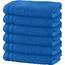 Erwin Müller Badetuch 6er-Pack Heidelberg 100% Baumwolle Royalblau Größe 100x150 cm - saugstark, gut trocknend, kompakt, leichte Qualität - ideal für Sport, Strand, Reisen