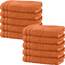 Erwin Müller Duschtuch 10er-Pack Heidelberg 100% Baumwolle Terra Größe 70x140 cm - saugstark, gut trocknend, kompakt, leichte Qualität - ideal für Sport, Strand, Reisen