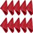 Erwin Müller Seiftuch Heidelberg 10er- Pack, 100% Baumwolle rot Größe 30x30 cm - weiche Qualität, saugstark und strapazierfähig - praktisch durch Schlaufe