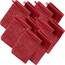 Erwin Müller Waschhandschuh, Waschlappen Heidelberg 10er- Pack, 100% Baumwolle rot Größe 15x21 cm - weiche Qualität, saugstark und strapazierfähig - praktisch durch Schlaufe