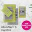 Casa Copenhagen, 6teiliges Designer Handtuch Geschenkset aus 100% ägyptischer Baumwolle –Grau Grün, 600 g/m² (2Badetücher, 2Handtücher, 2Waschhandschuhe) Geschenkbox für Damen & Herren