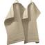 REDBEST Seiftuch New York 2er- Pack beige Größe 30x30 cm - leichte, weiche Qualität, saugstark, sehr strapazierfähig, 100% Baumwolle