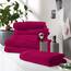 REDBEST Handtuchset, Frottierset New York 6-TLG. Fuchsia - leichte, weiche Qualität, saugstark, sehr strapazierfähig, 100% Baumwolle
