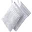 REDBEST Waschhandschuh, Waschlappen New York 2er- Pack weiß Größe 15x21 cm - leichte, weiche Qualität, saugstark, sehr strapazierfähig, 100% Baumwolle
