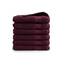 DoubleDry Große Handtücher Set 6-70 X 140cm, Flauschige Badehandtücher, Duschhandtücher aus 100% Baumwolle (Oeko-TEX MIG Certified)- 500 g/m², Große Handtücher für Bad und Dusche - Bordeaux
