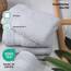 DoubleDry Große Handtücher Set 6-70 X 140cm, Flauschige Badehandtücher, Duschhandtücher aus 100% Baumwolle (Oeko-TEX MIG Certified)- 500 g/m², Große Handtücher für Bad und Dusche - Hellgrau