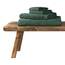 Schiesser Handtuchset Skyline Color - 4-teilig - 50 x 100 cm - Dunkelgrün