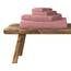 Schiesser Handtuchset Skyline Color - 4-teilig - 50 x 100 cm - Altrosa