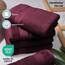 DoubleDry Handtücher Set 12-50 X 100 cm, Flauschige Badehandtücher, Duschhandtücher aus 100% Baumwolle (Oeko-TEX MIG Certified)- 500 g/m², Handtücher für Fitnessstudio, Spa & Strand (Bordeaux)