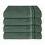 Schiesser Handtuchset Skyline Color - 4-teilig - 50 x 100 cm - Dunkelgrün