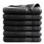 DoubleDry Große Handtücher Set 6-70 X 140cm, Flauschige Badehandtücher, Duschhandtücher aus 100% Baumwolle (Oeko-TEX MIG Certified)- 500 g/m², Große Handtücher für Bad und Dusche - Anthrazit