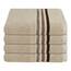 Schiesser Handtuchset Skyline Color - 4-teilig - 50 x 100 cm - Sand